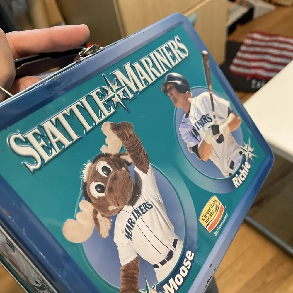 2007 Seattle Mariners Cloverdale Meats Metal Lunch‎ Box (14)